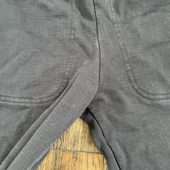 Tibi Calder Sculpted Jogger Sweatpants Black Cotton French Terry XS - Picture 8 of 11